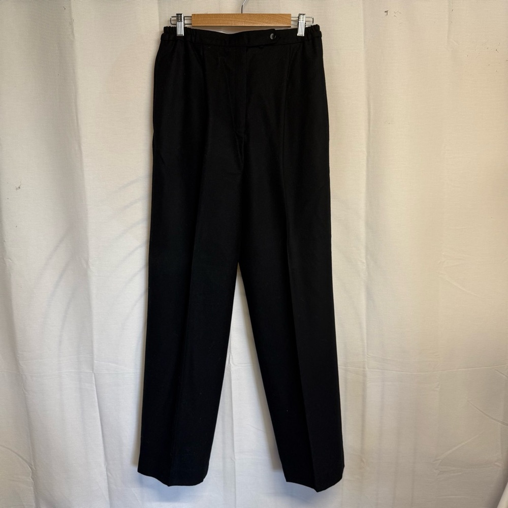 Timeless Black Straight-Leg Trousers